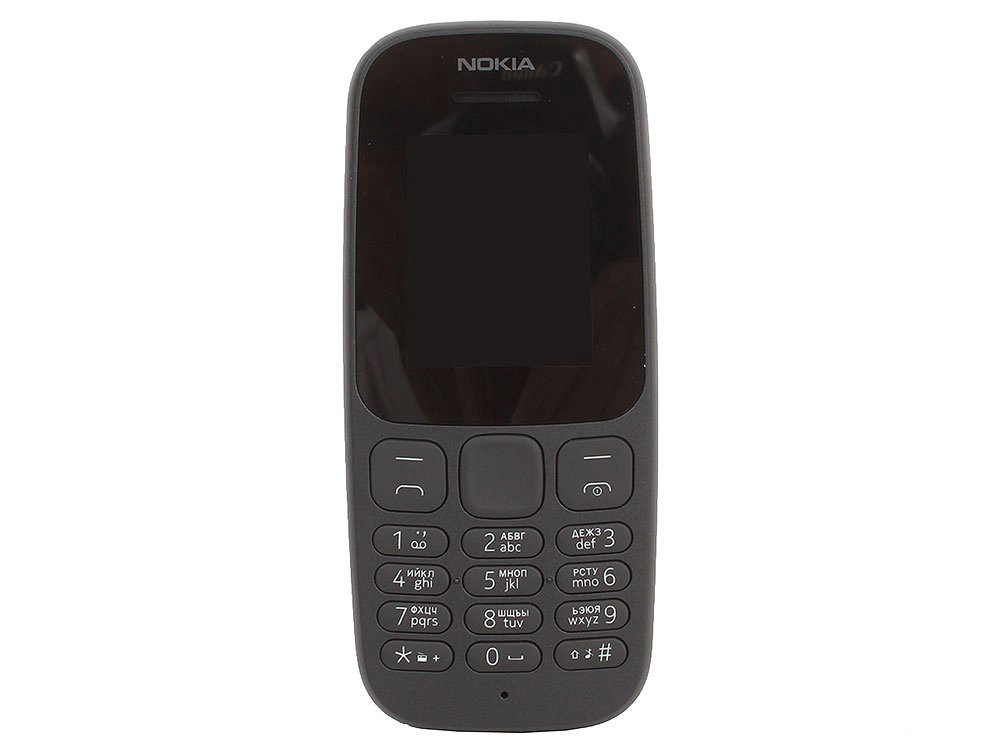 Мобильный телефон Nokia 105 SS Black купить,NaN