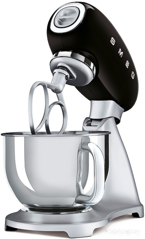 Миксер Smeg SMF02BLEU черно-серебристый купить,0