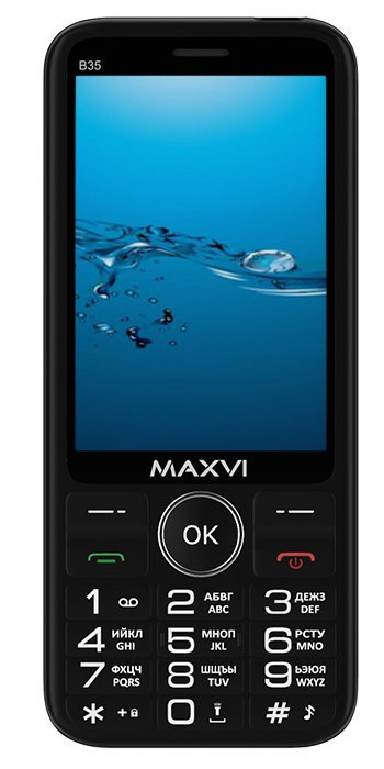 Мобильный телефон Maxvi B35 черный