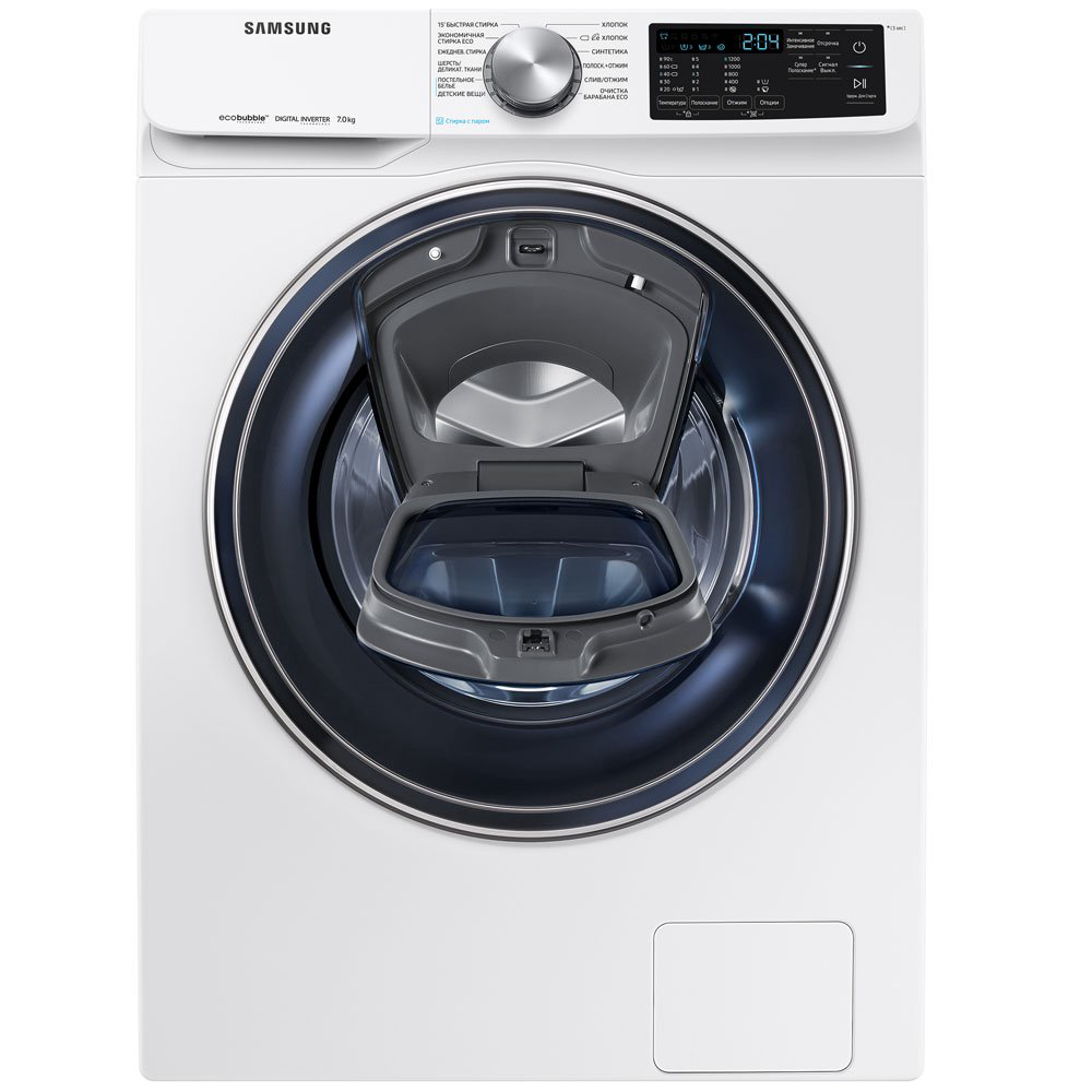 Стиральная машина Samsung WW70R421XTWDLD белая купить,NaN