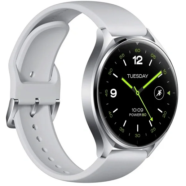 Смарт-часы Xiaomi Watch 2 Silver Case With Gray TPU Strap 22мм серые - ForteMarket Смарт-часы Xiaomi Watch 2 Silver Case With Gray TPU Strap 22мм серые купить,0