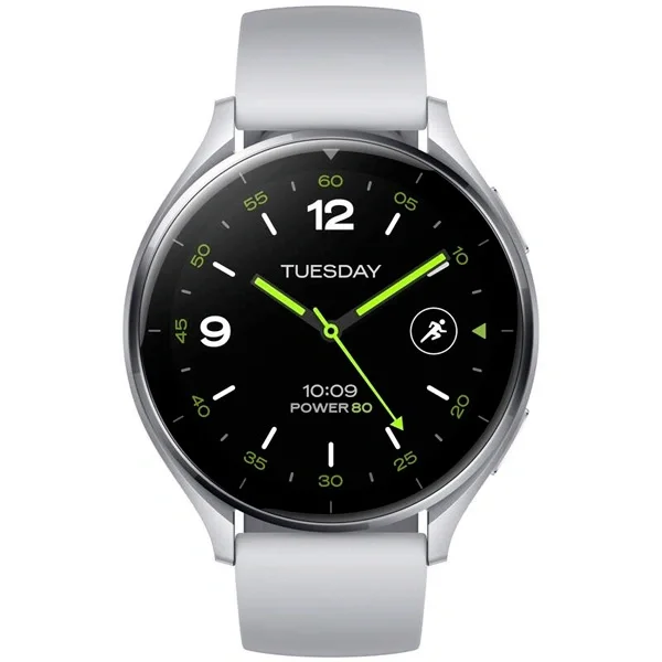 Смарт-часы Xiaomi Watch 2 Silver Case With Gray TPU Strap 22мм серые - ForteMarket Смарт-часы Xiaomi Watch 2 Silver Case With Gray TPU Strap 22мм серые купить,0