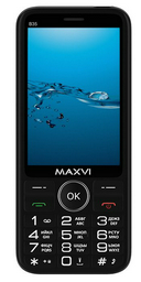 Мобильный телефон Maxvi B35 черный
