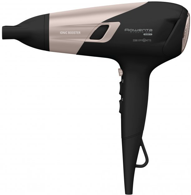 Фен Rowenta Studio Dry Glow CV5831F0 черно-золотистый
