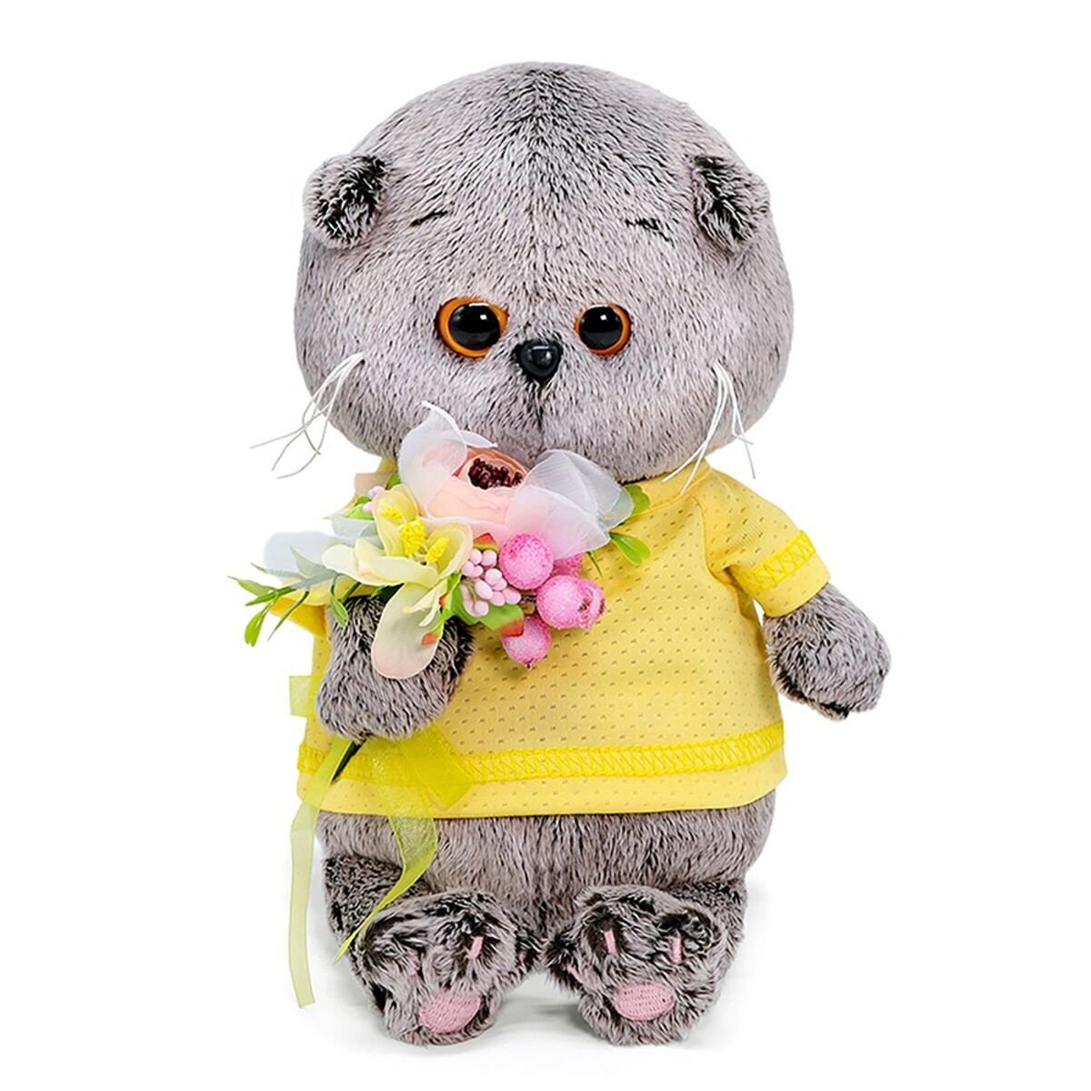 Мягкая игрушка Basik Басик Baby с букетом из цветов и ягод BB-082 20см купить,NaN