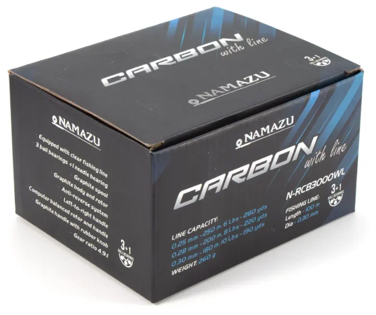 Катушка Namazu Carbon CB3000WL  купить,NaN