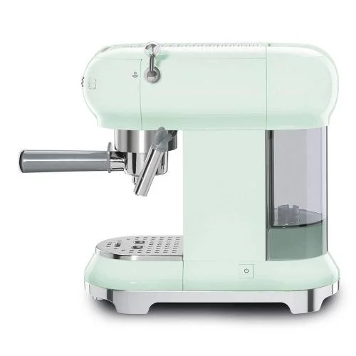 Кофемашина Smeg ECF02PGEU зеленая купить,0