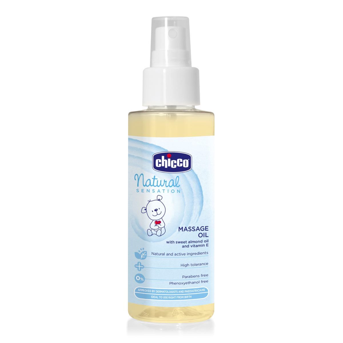 Масло массажное Chicco Natural Sensation 00007454100000 100мл купить,NaN