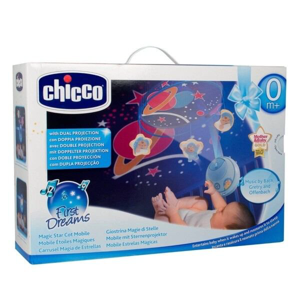 Мобиль Chicco  Магические звезды  голубой купить,NaN