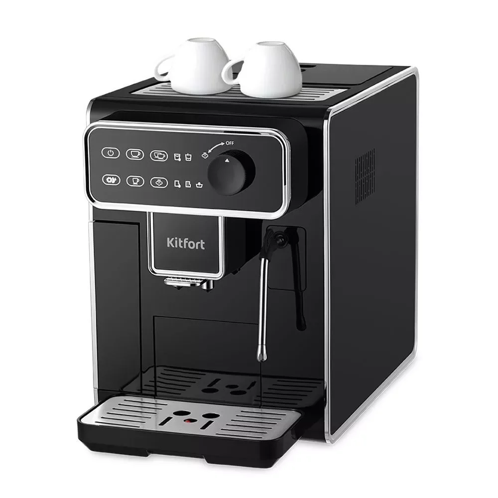 Кофемашина Kitfort КТ-7256 черная купить,0