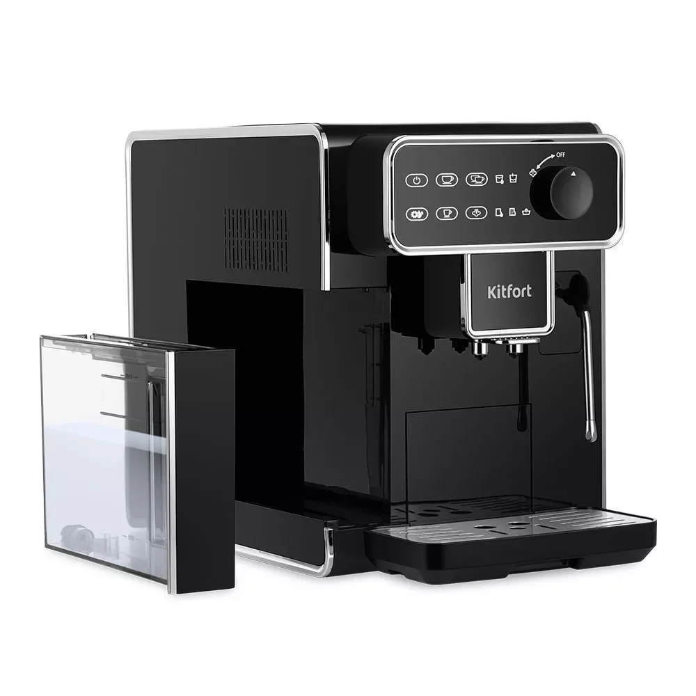 Кофемашина Kitfort КТ-7256 черная купить,0