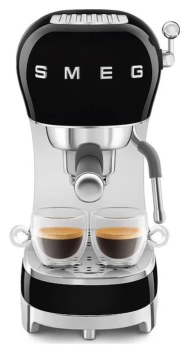 Кофемашина Smeg ECF02BLEU черная купить,0