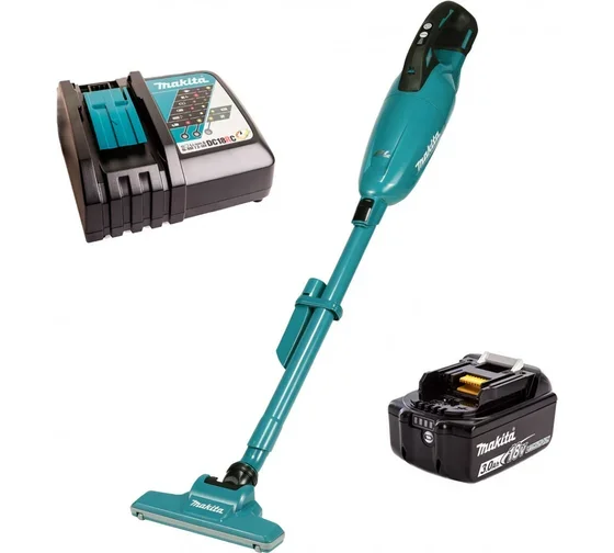 Пылесос Makita DCL284FRF синий