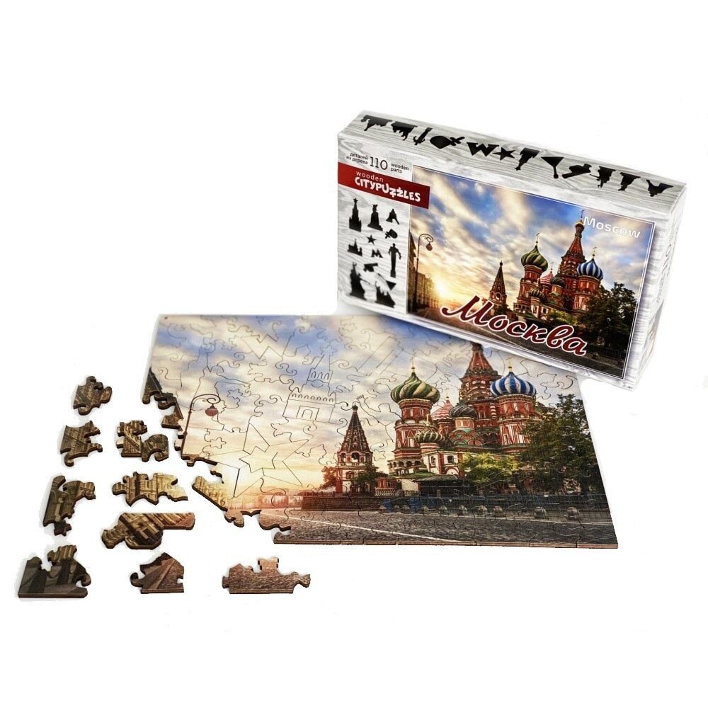 Пазлы Citypuzzles Москва купить,NaN