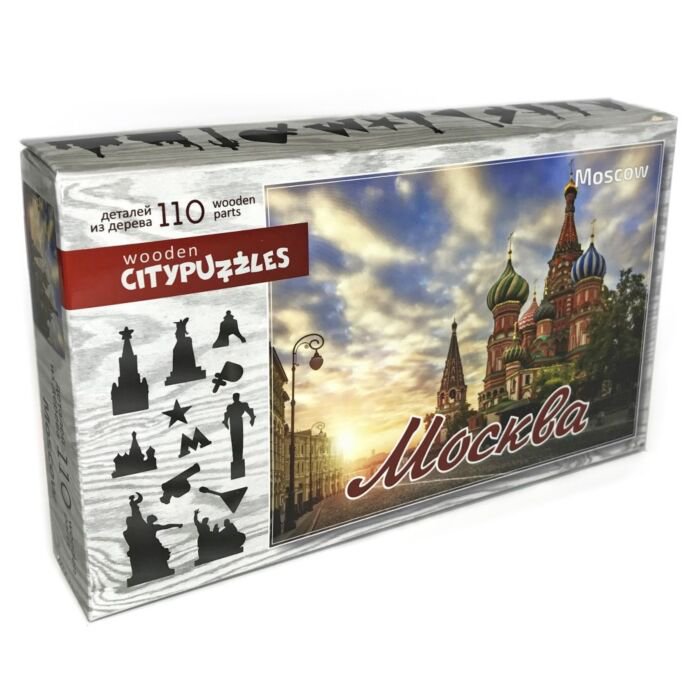 Пазлы Citypuzzles Москва купить,NaN