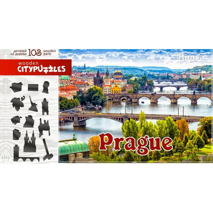 Пазлы Citypuzzles Прага купить,NaN