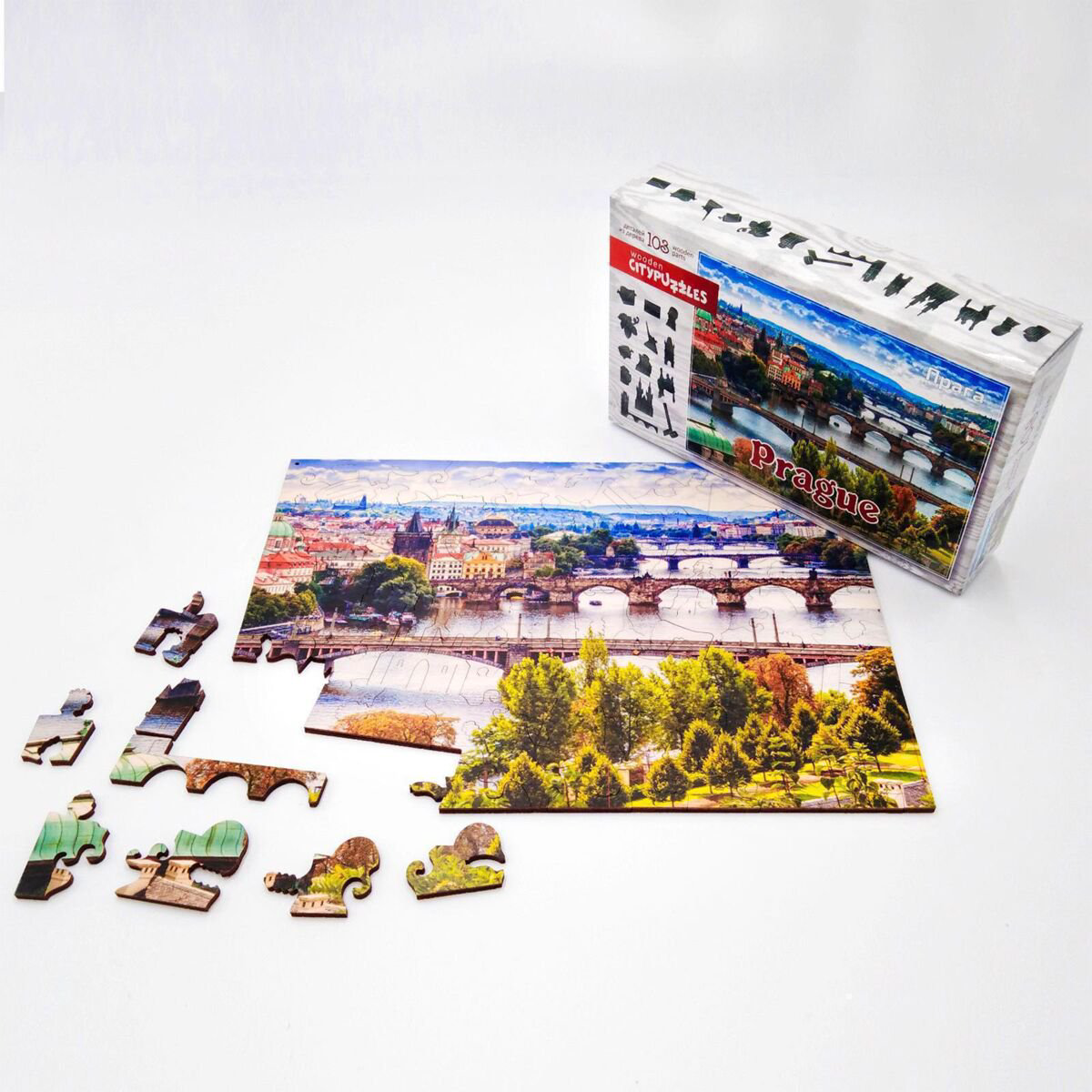 Пазлы Citypuzzles Прага купить,NaN