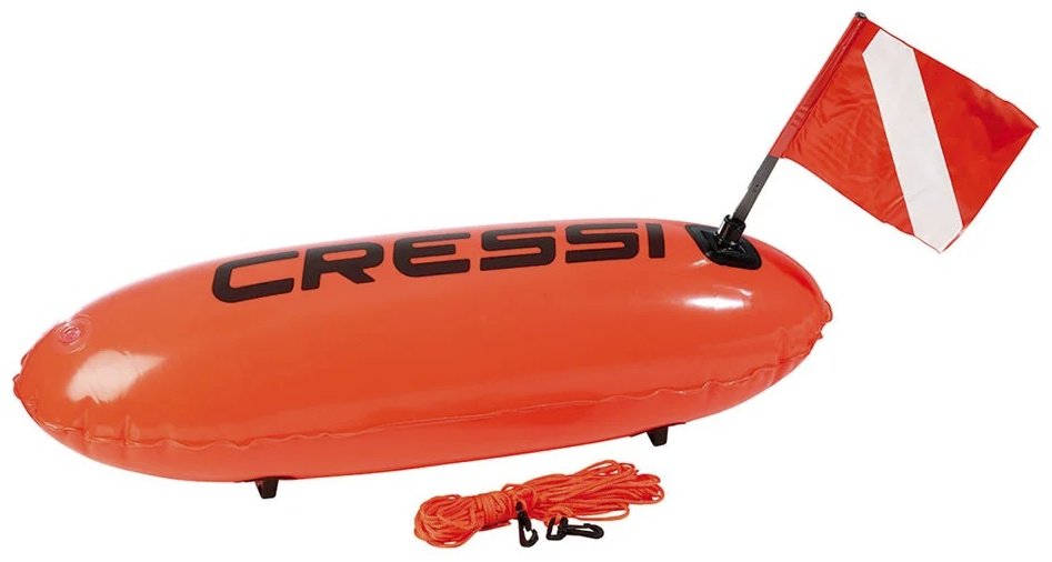 Буй для плавания Cressi TA6116 17 л оранжевый
