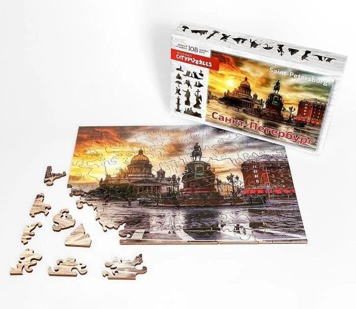 Пазлы Citypuzzles Санкт-Петербург купить,NaN