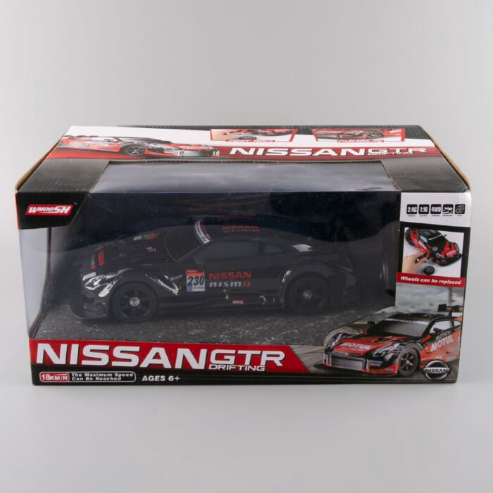 Машинка EXW Nissan GTR Drifting черная купить,NaN