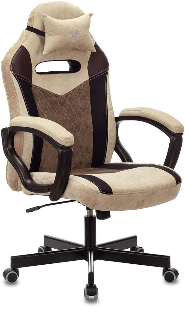 Игровое кресло Бюрократ Viking 6 Knight BR Fabric коричневое купить,NaN