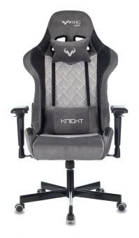 Игровое кресло Бюрократ Viking 7 Knight B Fabric серое купить,NaN