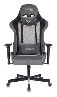 Игровое кресло Бюрократ Viking 7 Knight B Fabric серое купить,NaN