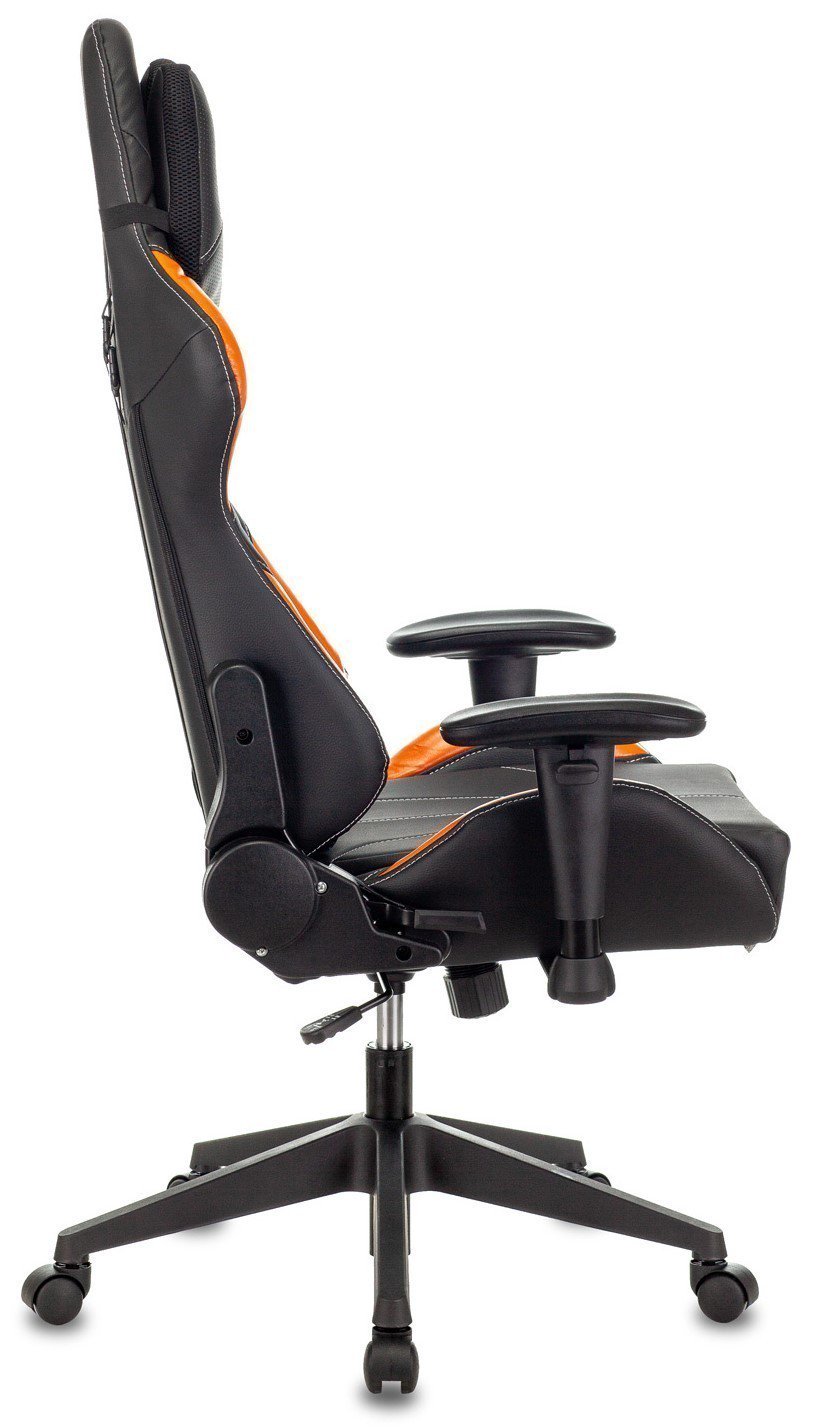Игровое кресло Бюрократ Viking 5 Aero черно-оранжевое купить,NaN