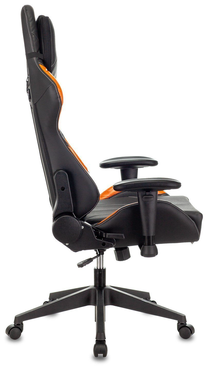 Игровое кресло Бюрократ Viking 5 Aero черно-оранжевое купить,NaN