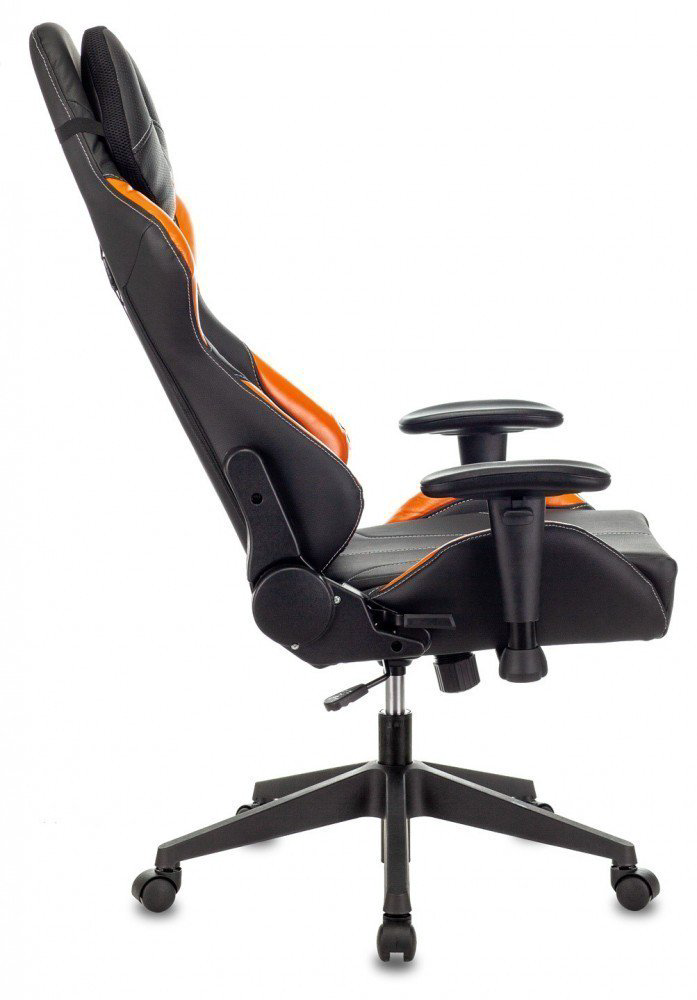 Игровое кресло Бюрократ Viking 5 Aero черно-оранжевое купить,NaN