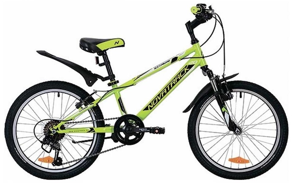 Велосипед Novatrack Extreme 2020 one size зеленый купить,NaN