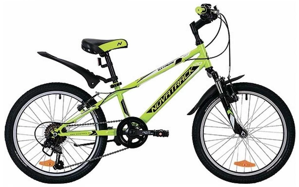 Велосипед Novatrack Extreme 2020 one size зеленый купить,NaN