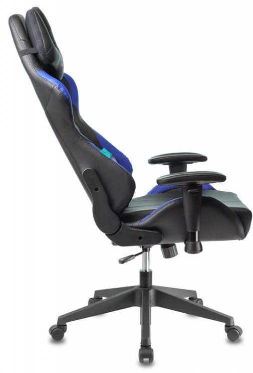 Игровое кресло Бюрократ Viking 5 Aero черно-синее купить,NaN