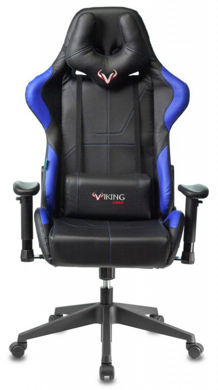 Игровое кресло Бюрократ Viking 5 Aero черно-синее купить,NaN