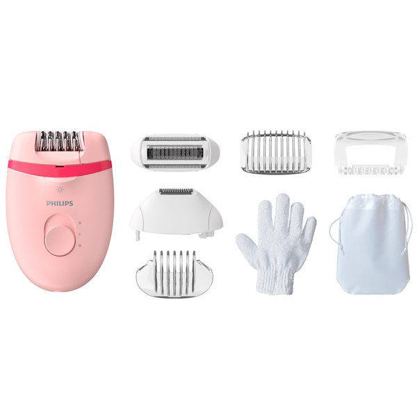 Эпилятор Philips BRE-285 розовый  купить,NaN