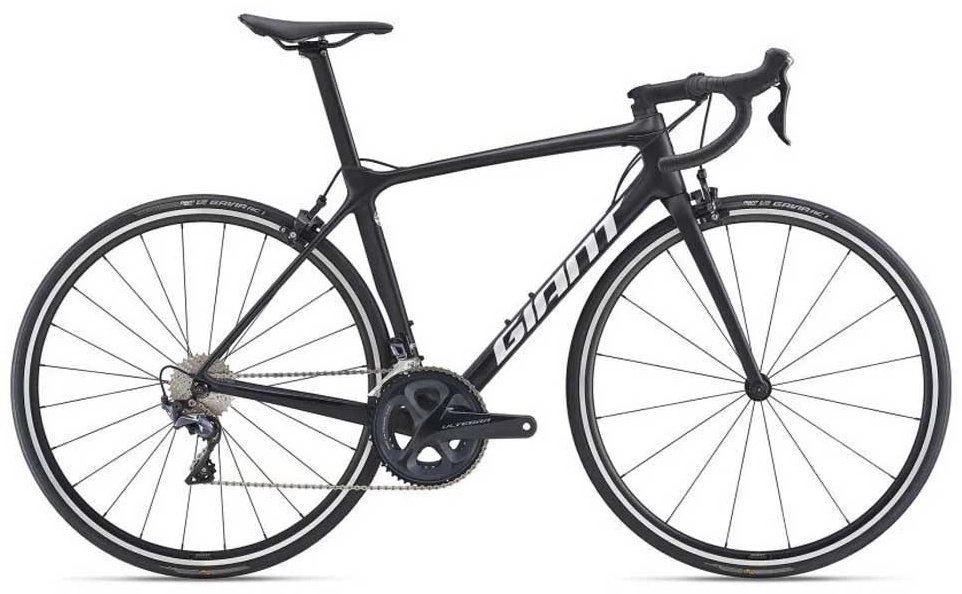 Велосипед Giant TCR Advanced 1 Disc KOM 2021 20.5 дюймов черный-белый купить,NaN