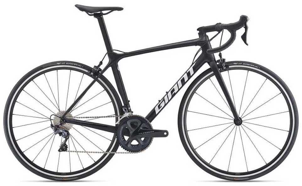 Велосипед Giant TCR Advanced 1 Disc KOM 2021 20.5 дюймов черный-белый купить,NaN
