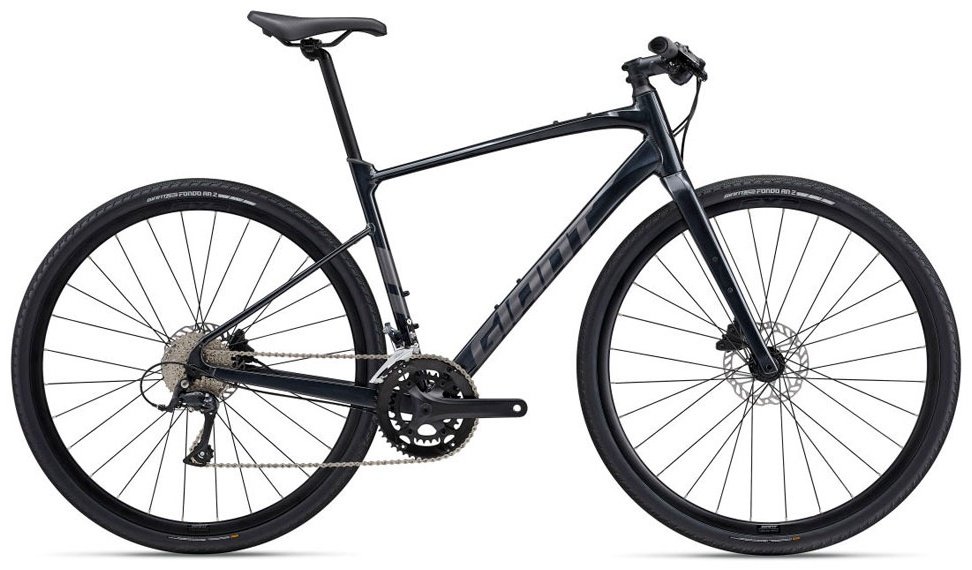 Велосипед Giant FastRoad AR 2 2023 21 дюйм черный купить,NaN
