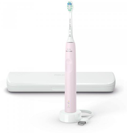 Электрическая зубная щетка Philips Sonicare 3100 HX3673/11 розовая купить,NaN