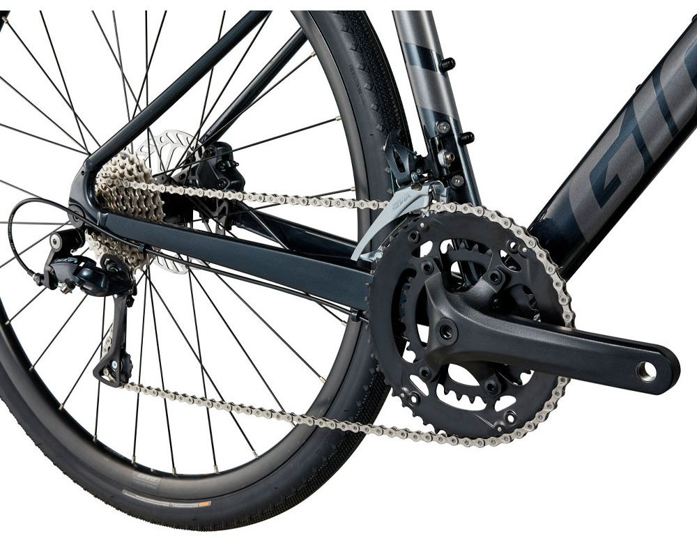 Велосипед Giant FastRoad AR 2 2023 21 дюйм черный купить,NaN