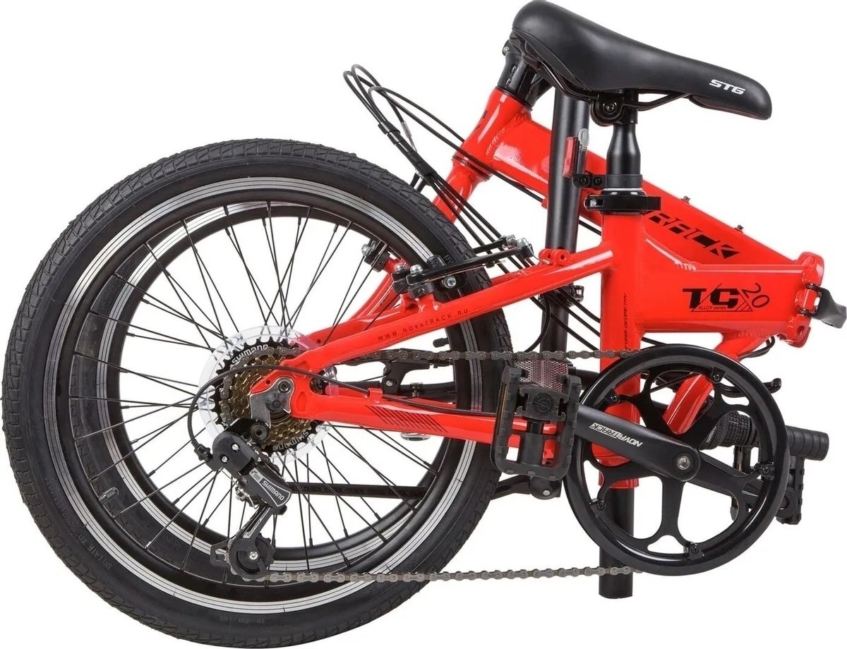 Велосипед Novatrack TG-20 Alloy 3.6 2020 one size красный купить,NaN
