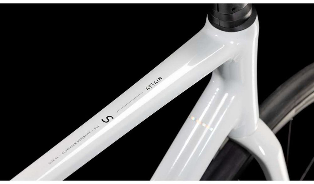 Велосипед Cube Attain SLX - 2025 2025 22.5 дюйма белый купить,NaN