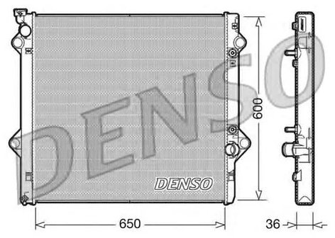 DENSO радиатор основной DRM50049 купить,NaN