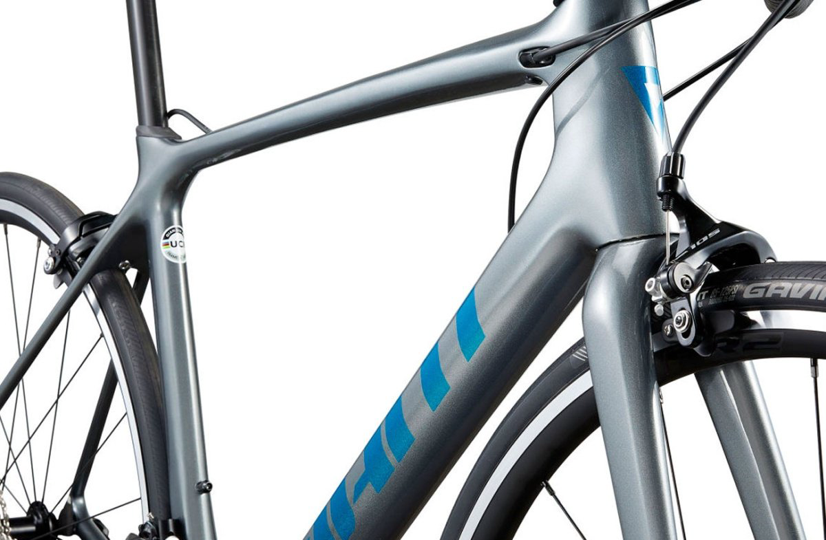 Велосипед Giant TCR Advanced 2 KOM 2024 13 дюймов серебристый купить,NaN