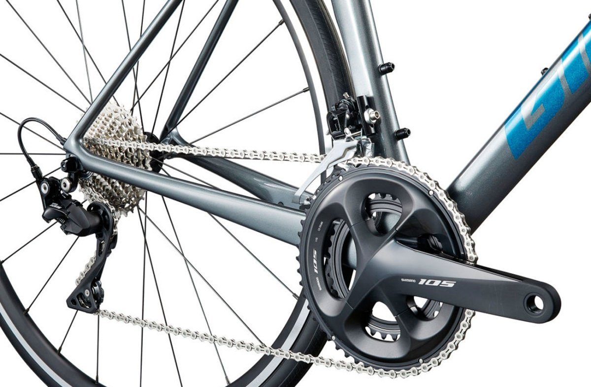 Велосипед Giant TCR Advanced 2 KOM 2024 13 дюймов серебристый купить,NaN