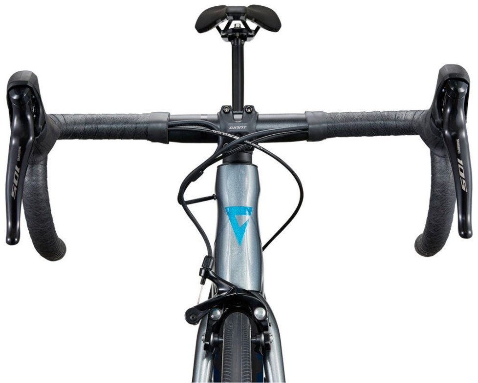 Велосипед Giant TCR Advanced 2 KOM 2024 13 дюймов серебристый купить,NaN