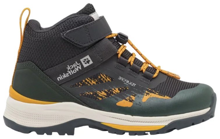 Ботинки Jack Wolfskin зеленый, черный купить,NaN