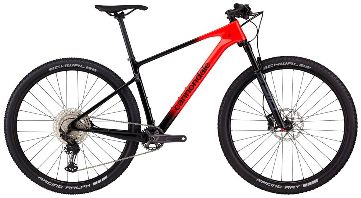 Велосипед Cannondale Scalpel HT Carbon 4 - 2023 2023 17 дюймов красный купить,NaN