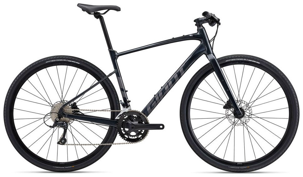 Велосипед Giant FastRoad AR 2 2023 17 дюймов черный купить,NaN