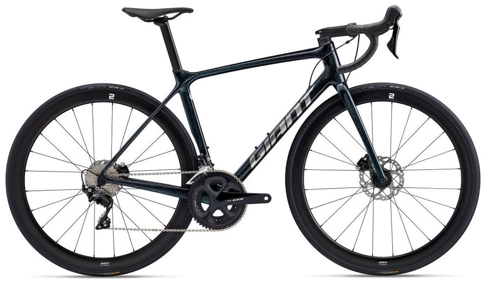 Велосипед Giant TCR Advanced Pro 2 Disc 2022 19 дюймов синий купить,NaN